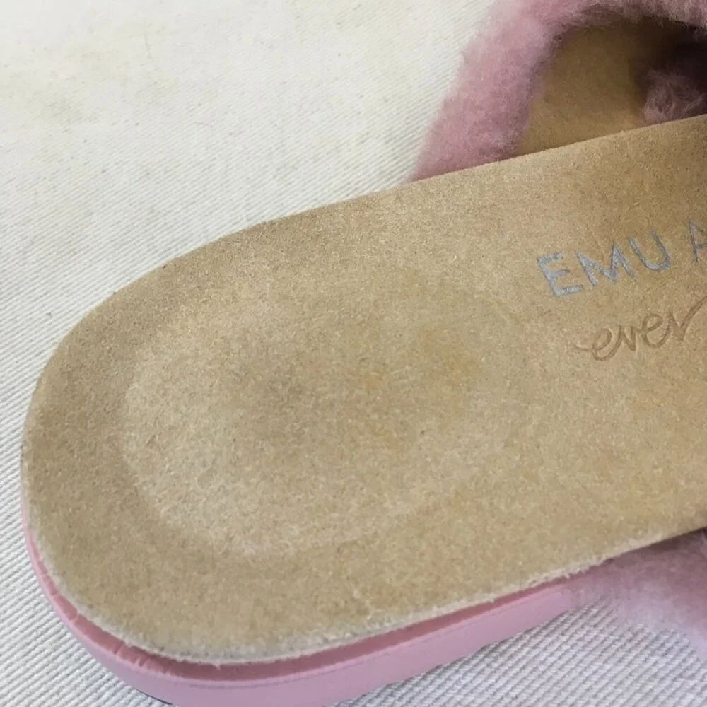 EMU Australian Mayberry Sheepskin Fur Sandal